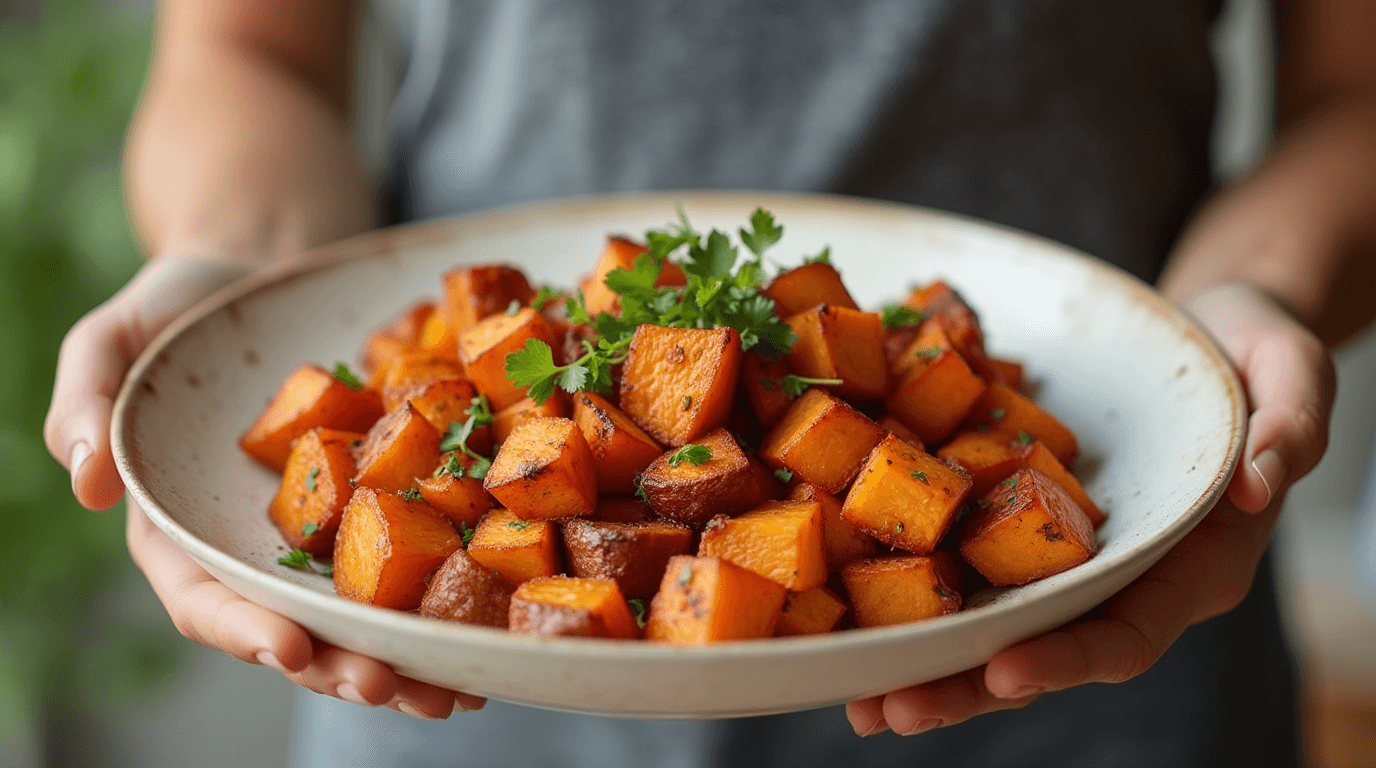 Crispy Roasted Sweet Potatoes