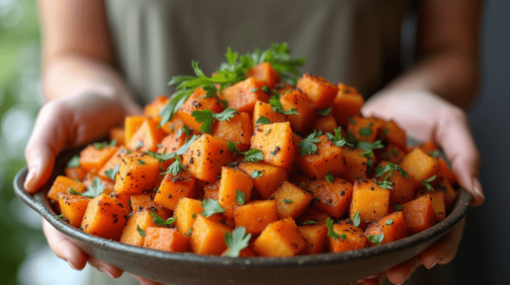 Crispy Roasted Sweet Potatoes