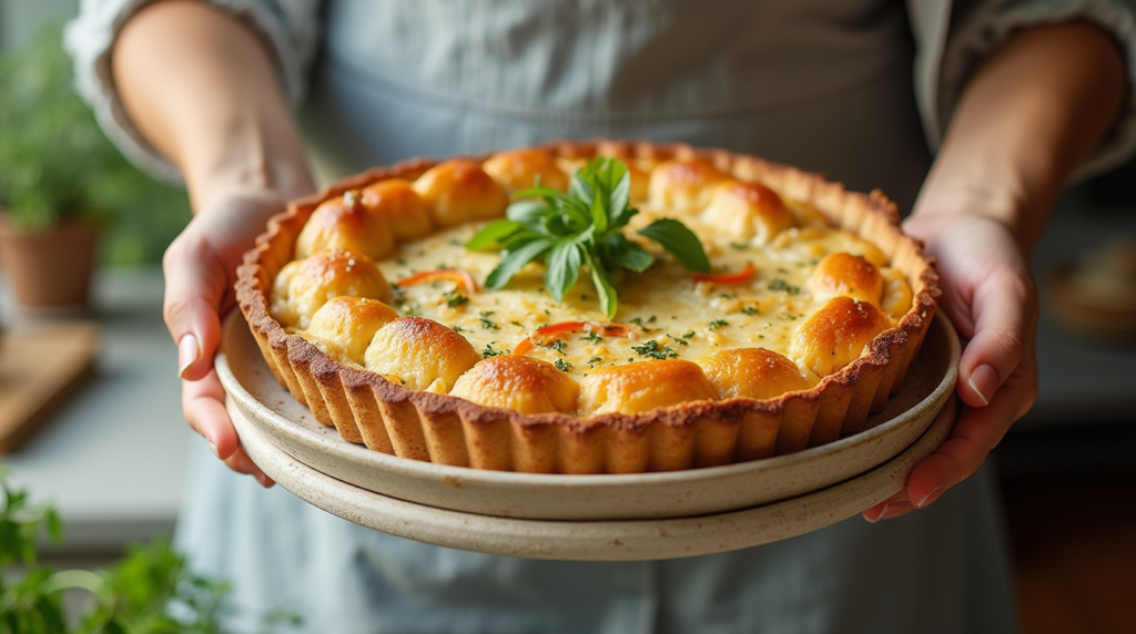 Honey Almond Ricotta Tart