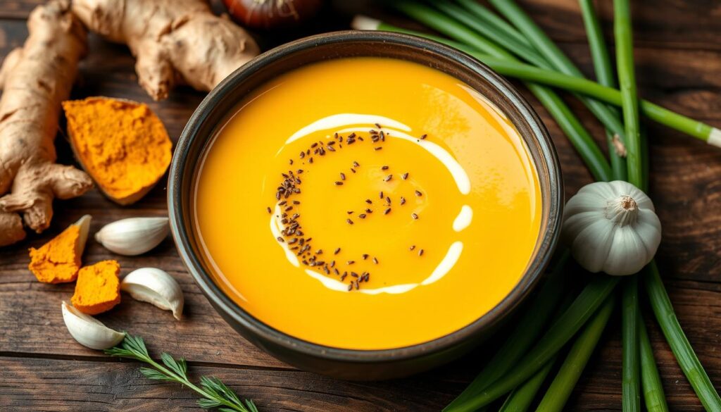 turmeric soup preparation turmeric soup preparation