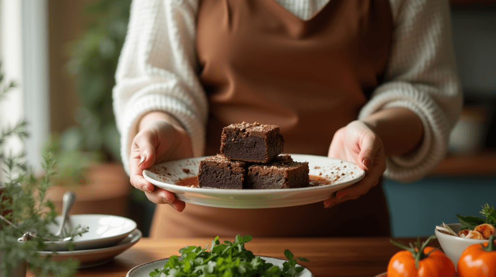 Mexican Hot Chocolate Brownies
